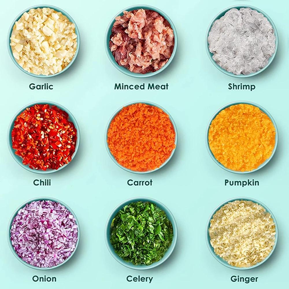 250ml Electric Garlic Masher Portable Chopper Multi Function Meat Grinder Masher Machine Mini Garlic Vegetable Chopper Usb Charg