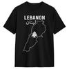 Lebanon Flag Map Beirut T Shirt Hippie Tshirts Short Sleeves Vintage Tshirt Summer Cotton Plus Size Top Tees