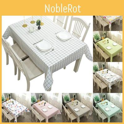 Водонепроницаемая скатерть Peva Простая клетчатая Маслостойкая скатерть Домашний декор Обеденная