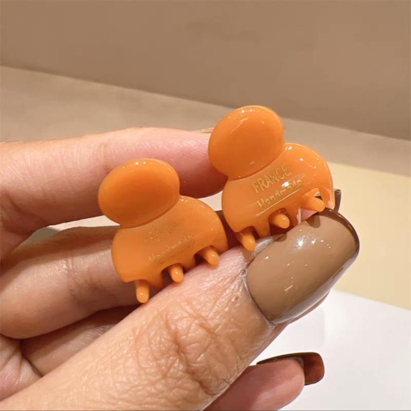 2 шт./пара Мини 2 см Ацетат Маленькие Заколки-крабики для волос Боковые заколки Ацетатные крабики для волос для девочек Милые заколки Женские аксессуары для волос