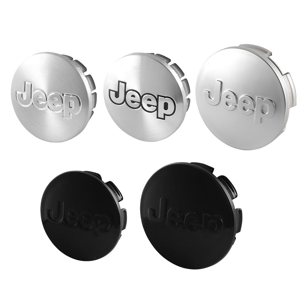 4pcs Car Styling Hub Caps Cover Car Wheel Center Wheel Hubcaps Accessories For Jeep Renegaed Compass Grand Cherokee Wrangler JPB