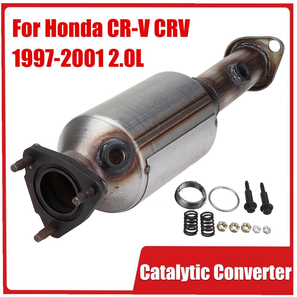 Universal Catalytic Converter Stainless Steel Ceramic For 1997 1998 1999 2000 2001 Honda CR-V CRV 2.0L