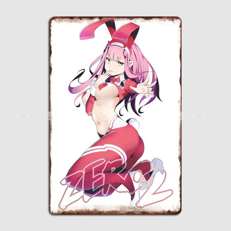 Металлическая вывеска Zero Two, паб, паб, гараж, забавная настенная табличка, жестяная вывеска, плакаты