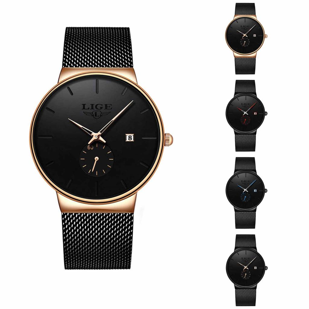 Men's Waterproof Luminous Running Alarm Clock Watch