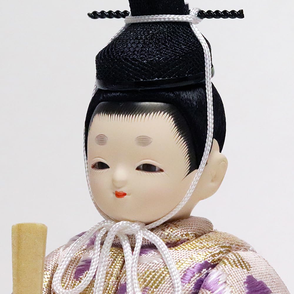 Hina Wooden Kotohoki Doll with Round Doll, Doll, Mikoto, Only, Tray, White, KTH-3203E1