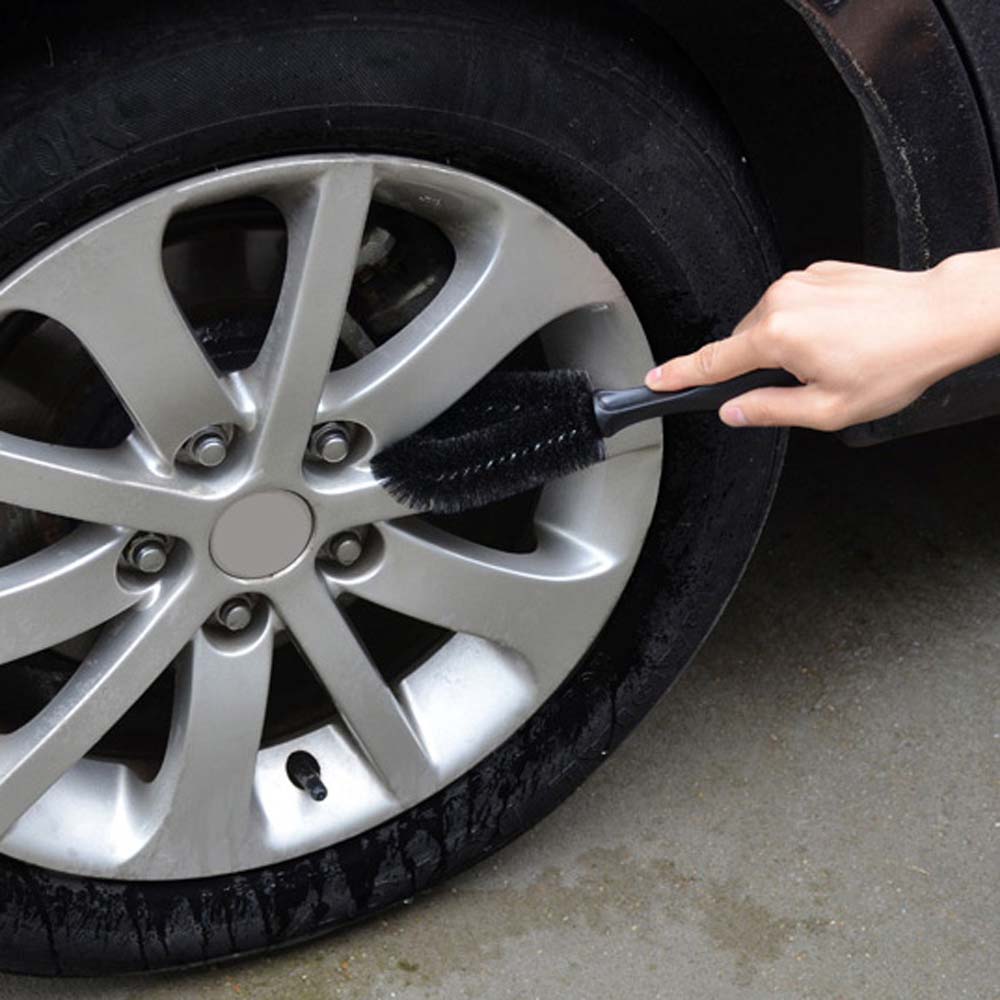 Tools Car Accessories Brush Car Wheel Brush Detailing Cleaning Brush Tire Cleaner Rim Scrub Brush