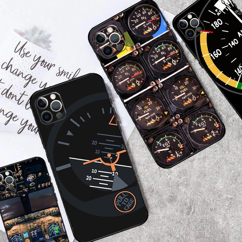Flight Instruments Case For Samsung Galaxy S25 Ultra S21 S22 S23 S24 Ultra S9 S10 S20 Plus S25 FE Cover Funda