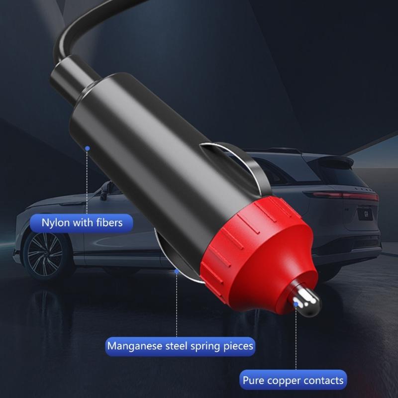 Автомобильный инвертор питания 150 Вт с 4 USB-портами, быстрая зарядка, для кемпинга, поездок, транспортных средств, инструмент для определения напряжения