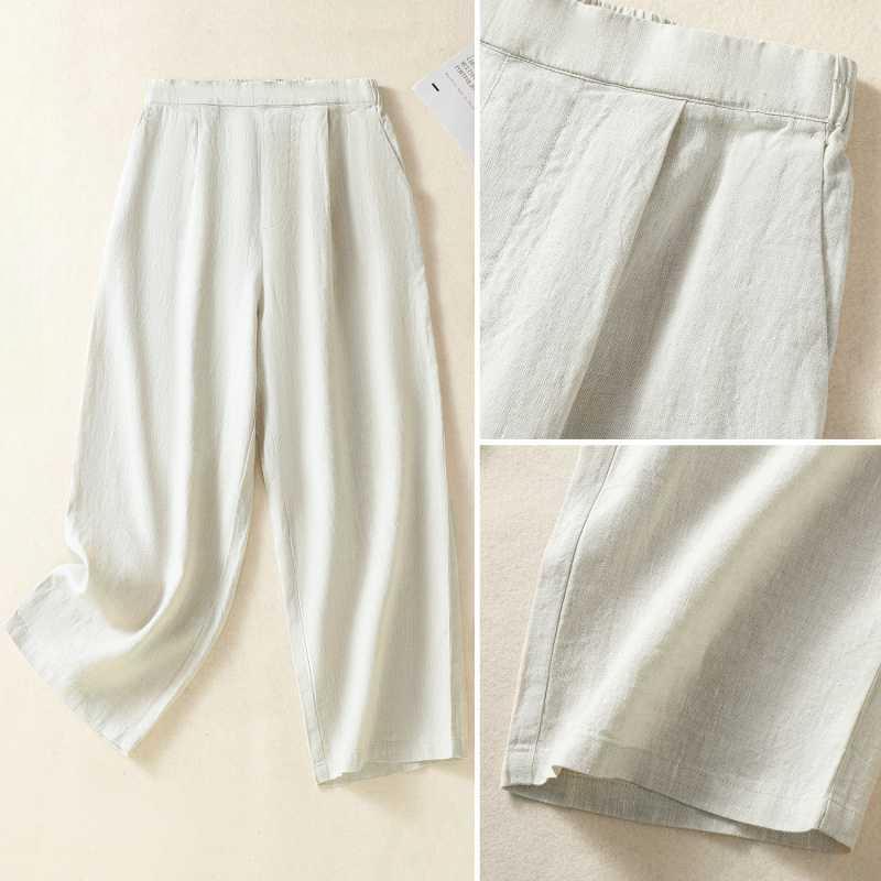 Women's Back Pocket Cotton Pants