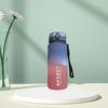 Бутылка для воды без BPA, герметичная спортивная чашка градиентного цвета для школы, чашка для питья, кружка для питья для путешествий
