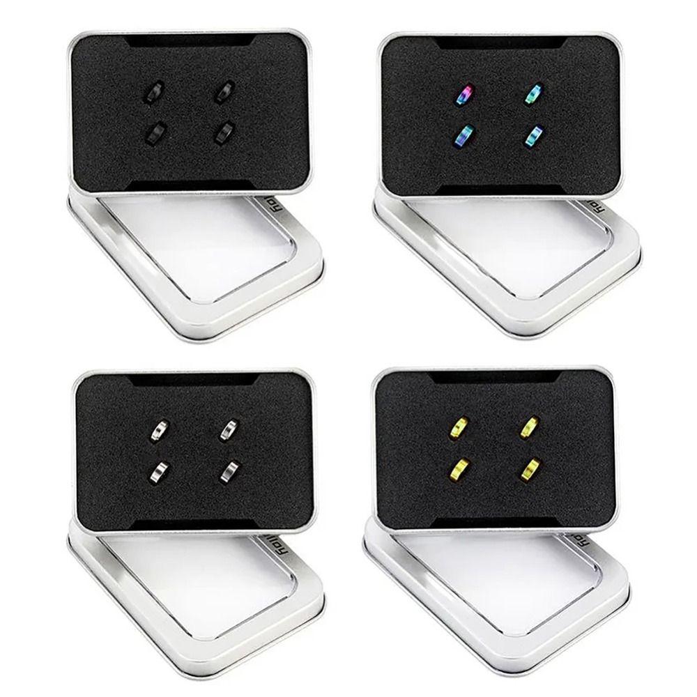 4 шт./компл. PVD-покрытие Проставка суппорта дискового тормоза Разноцветная Проставка монтажного болта MTB Шайба M6