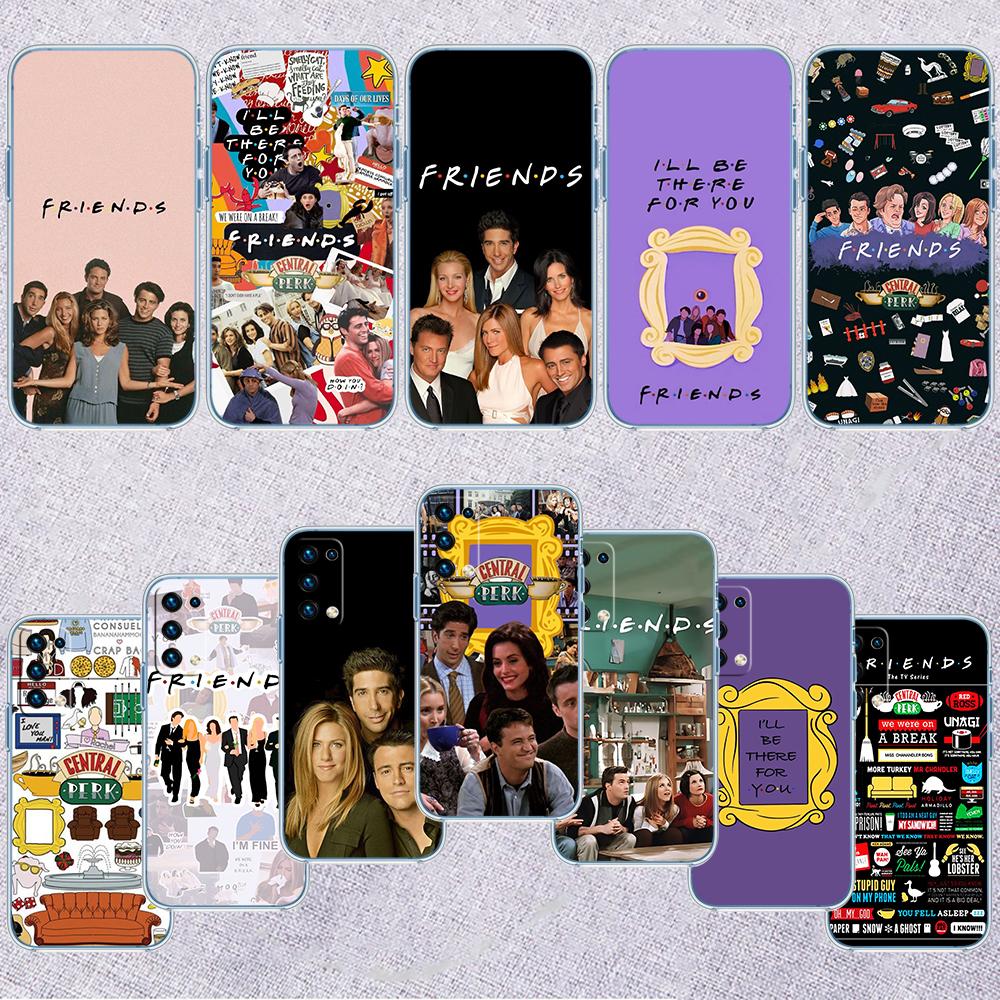 RP29 F-friends Transparent Phone Case for Motorola Moto G7 G8 G9 G84 G85 G73 G24 G15 Z2 Play Power Plus