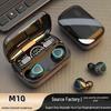Игровые Bluetooth-наушники M10 для трансграничной торговли: Сверхдолгая работа от батареи, шумоподавление, водонепроницаемость, внутриканальная конструкция для спорта и бега.