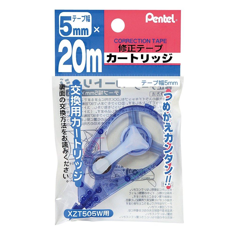Картридж с корректирующей лентой Pentel XZTR55W 5 мм, набор из 10 шт.