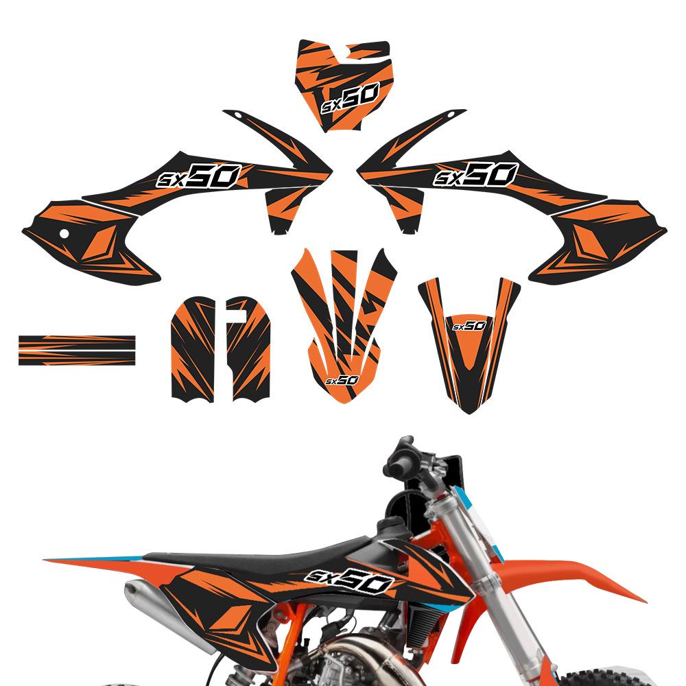Водонепроницаемые Декоративные Наклейки для Мотоцикла KTM SX 50 2016-2023 Внедорожного