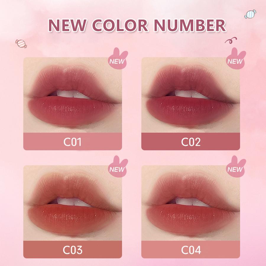 Легкая антипригарная чашка с водяным туманом Liptint Glaze Верхняя пленка для губ и матовая жидкая помада для макияжа