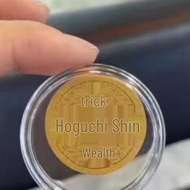 2mg Gold-Plated Wealth-Attracting Mobile Phone Sticker with Adhesive Backing