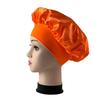 Ночной колпак с эластичной широкой лентой, очень большой спальный атласный капор, гладкий, высокий