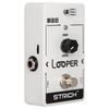 STRICH Looper Effect Pedal, 90 Minutes, Guitar Effects, 3 Loop Track Storage Slots, USB Audio Import/Export, True Bypass, Electric Guitar Effects