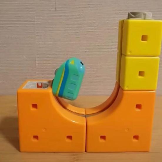 1 Набор Магнитный Трек Поезд Игрушечный Набор Детский DIY Рельсовый Конструктор Бросающий Вызов Гравитации