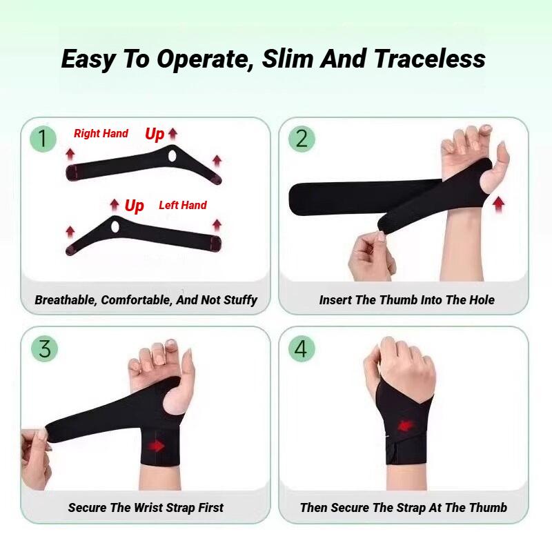 1Pcs Billiards One-Piece Winding Wrist Brace Corrects Grip Position Snooker Badminton Tennis Training Strap Protection Gloves 1