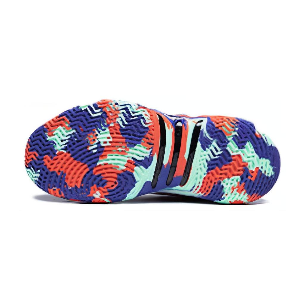 Li Ning Comfortable Versatile Durable Kids Basketball Shoes Kids Sneakers Purple Blue YKBS112-1