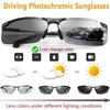 Day Night Vision Glasses Photochromic Sunglasses Men Polarized Driving Chameleon Glasses Male Change Color Sun Glasses
