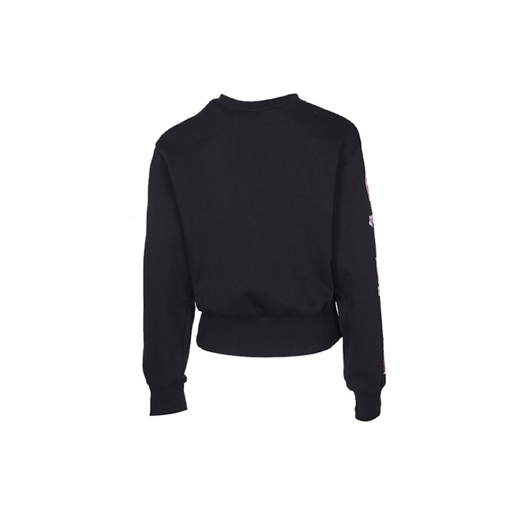 Nike Спортивный свитер с круглым вырезом и длинным рукавом, женская толстовка, черная CJ3726-010