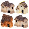 Iplusmile 8 Pieces Miniature Miniature Micro Miniature Landscape Miniature Miniature Village DIY Figurine Succulent Home Decor Houses, Gardens, Decor,