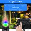 Набор из 6 солнечных прудовых светильников RGB LED Погружные фонтанные светильники IP68 Водонепроницаемые Цветные подводные ландшафтные прожекторы