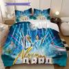 Abbas Iconic Legacy Bedding (1 * duvet cover + 2 * pillowcase, without core) 2D Flat Duvet cover and pillowcase Soft and comfortable Bedding set