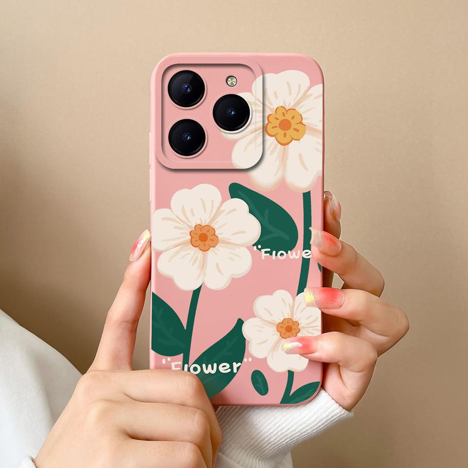 Чехол-конфетница для Realme C61 C63, Забавные чехлы для телефона из жидкого силикона с астронавтом для Oppo Realme C 63 C 61, Защита камеры, Задняя крышка