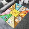 Новый ковер-коврик Pokemon 2025 для гостиной, спальни, дома, украшение дивана, детский игровой, противоскользящий коврик для пола 77