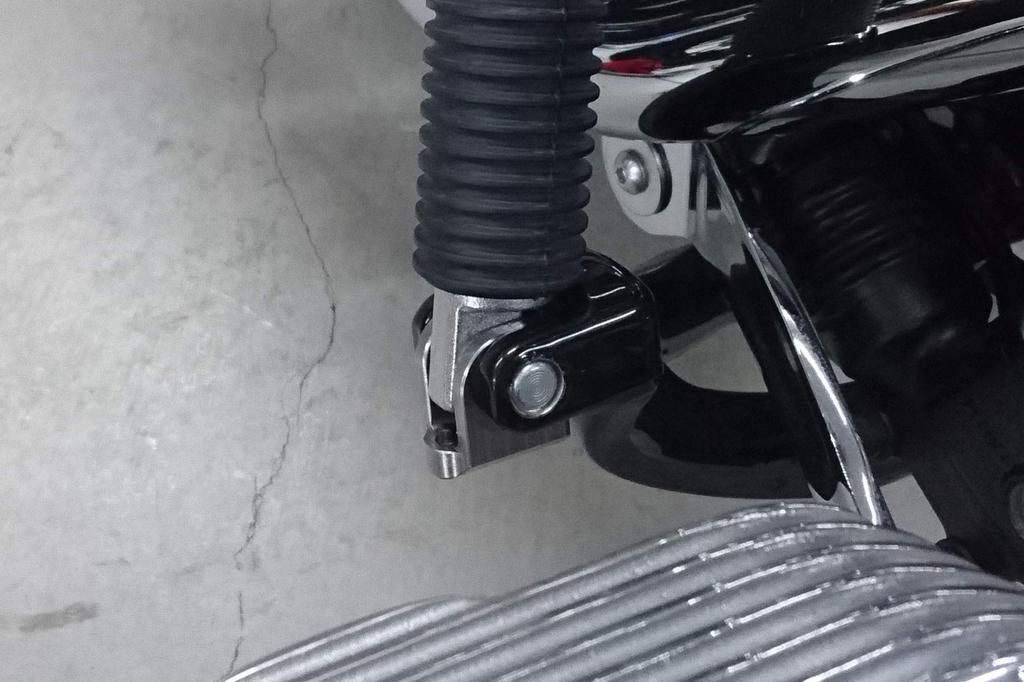 Kijima HD-05385 Motorcycle Parts Step Conversion Bracket Set, Black, Softail Model, 2018~