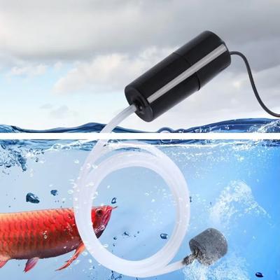 Портативный USB-насос для аквариума:Мини-кислородный аппарат для аквариумов и водных аксессуаров