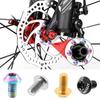 6pcs Titanium Bike Disc Brake Rotor Bolts Disc Brake Rotor Fixing Bolts  Cycling Accessories