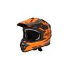 ZEALOT Mud Jumper II Carbon Hybrid Graphic Size Off-Road Helmet, Standard, Orange, S, 55-56cm (MJC0017/S)