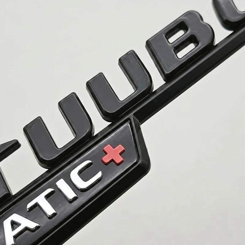 2 шт. Эмблема TURBO 4MATIC+ для Mercedes Benz AMG W213 W205 W177 W167 A45S E63S GLE53 Шильдик на крыло Наклейка Логотип Автомобильные Аксессуары
