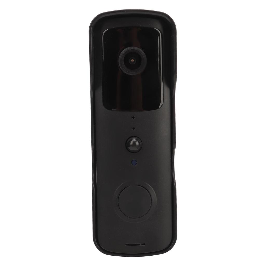 Video Doorbell Black Wireless WiFi Night Vision 2 Way Talk Human Detection 155 Degree Wide Angle