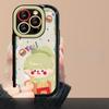 Подходит для чехла для мобильного телефона Apple 15 IPhone 14 Promax Дофаминовая девушка Шнурок 13/12 Силиконовый Прозрачный Xs