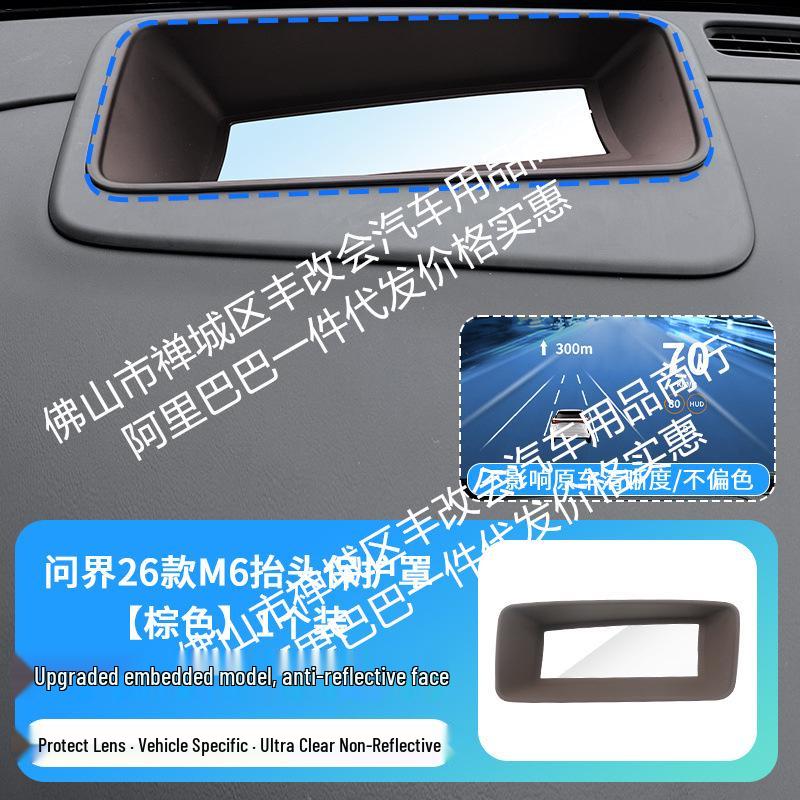 AITO M6 HUD Встроенный проекционный дисплей Защитная рамка и Чехол от пыли на приборную панель