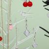 Jewelry Stand Organizer Tree Shape Design Tangle-Free Detachable Stable Base Earring Hanger Necklace Holder
