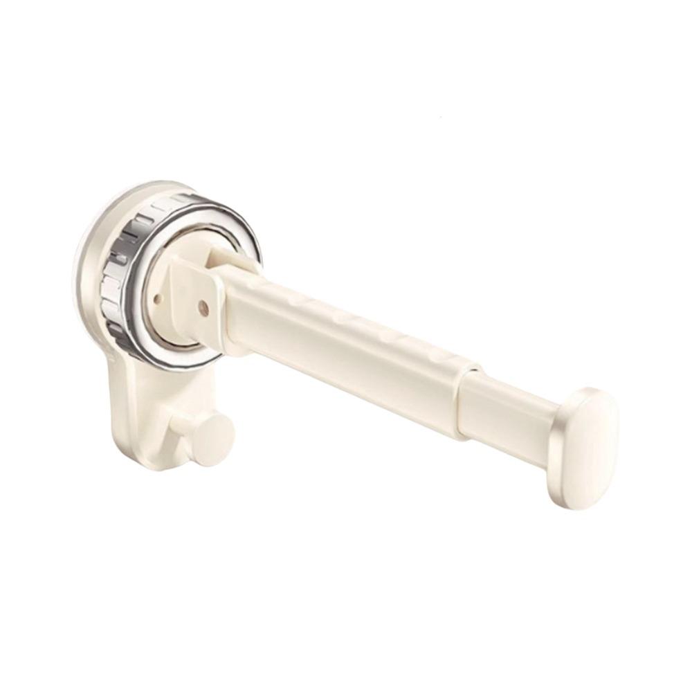 Punch-free Suction Cup Clothes Hanger Wall Mounted Expandable Clothes Drying Rack Space Saving Foldable Balcony Hanging Rack