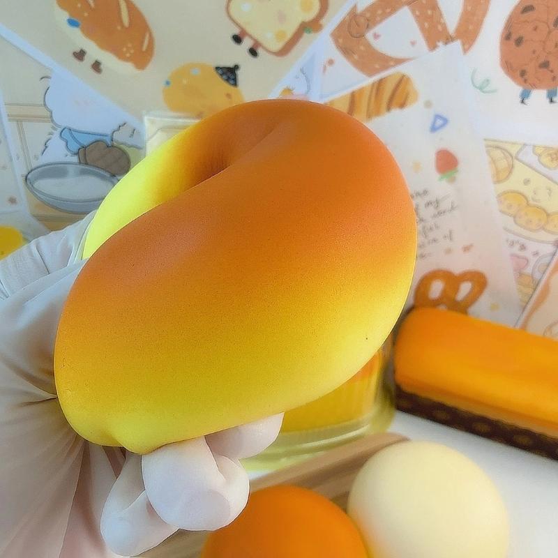 Sticky Squishy Realistic Steamed Bun Decompression Toy Soft Sensory Stress Relief Fidget Toy for School Student Exam Anxiety Relief
