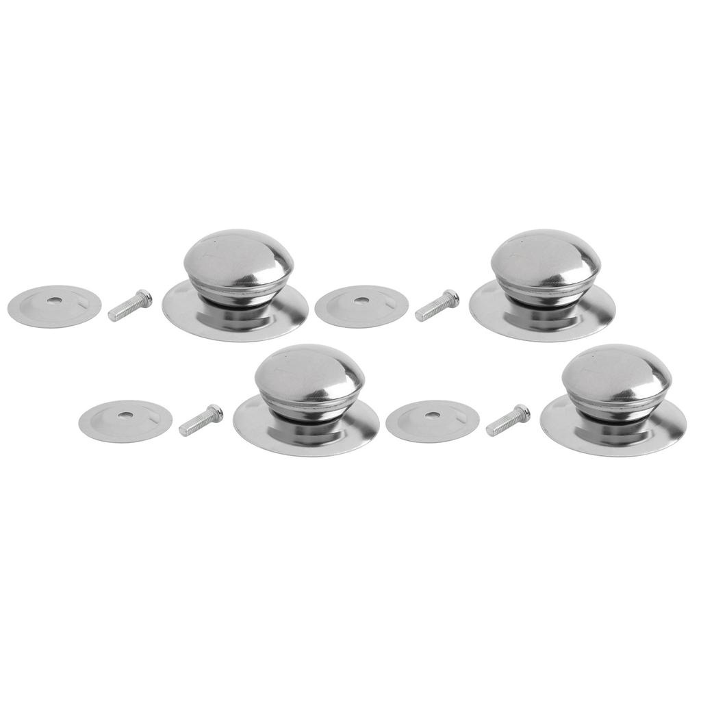 High Friction Pot Lid Handle Replacement Stainless Steel Material Pack of 4