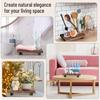 1/2pc Retro Wooden Bathroom Tray Vanity Hands Soap Scented Candle Storage Holder Kitchen Seasoning Tray For Bath Home Decoration
