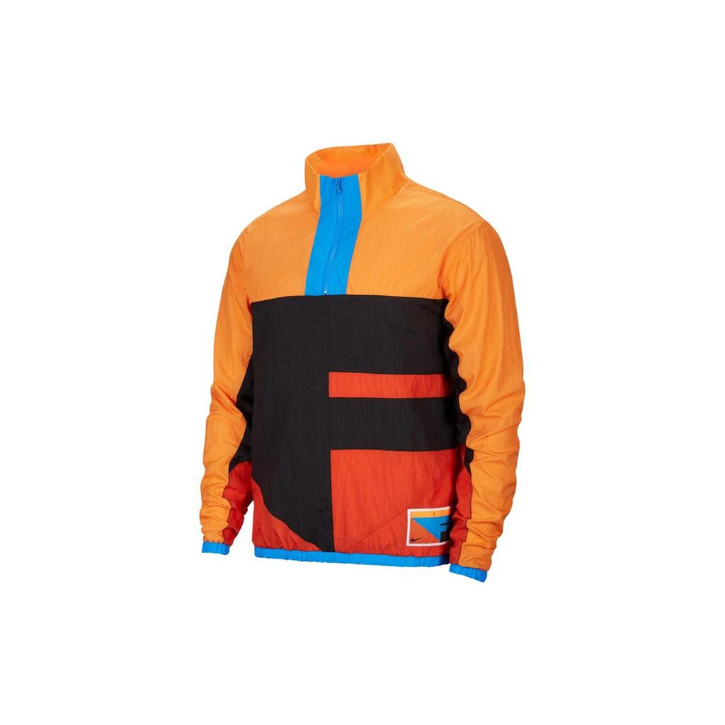 Nike Куртки Мужские Черный Оранжевый Воротник-стойка Умеренный Другое CN8509-010