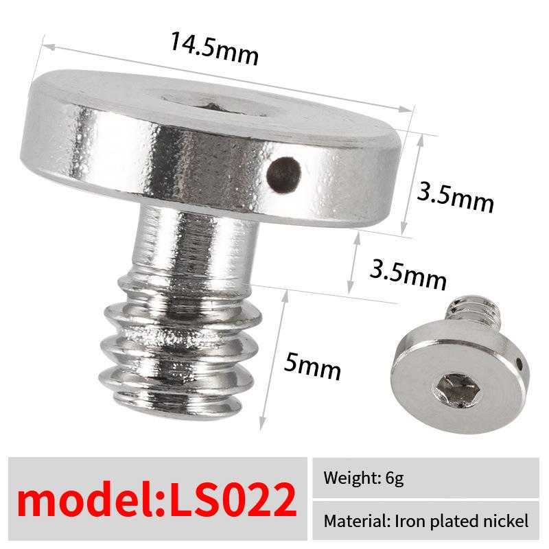 Высококачественный набор винтов для камеры 1/4 дюйма, винт для быстросъемной площадки, аксессуары для зеркальной камеры, адаптер для крепления на штатив для зеркальной камеры, штатив