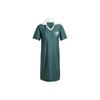 Женское платье-поло Originals Adicolor с 3 полосками в тонкую полоску, цвет Mineral Green, IX5507