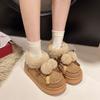 Женская обувь Ботинки Kawaii Platform Cute Snow Boots для женщин Толстая зимняя обувь на щиколотке Горячая на скольжении Удобная новинка 2024 года